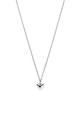 Heart Necklace Silver