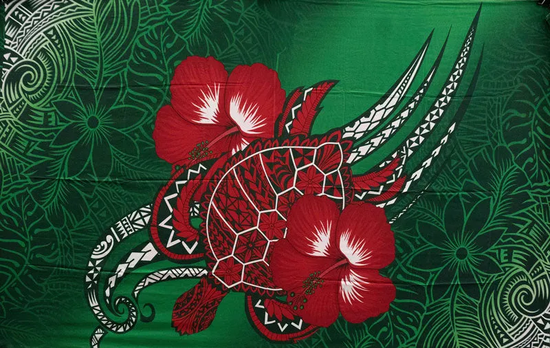 Hibiscus Turtle Tribal Assortment Sarong