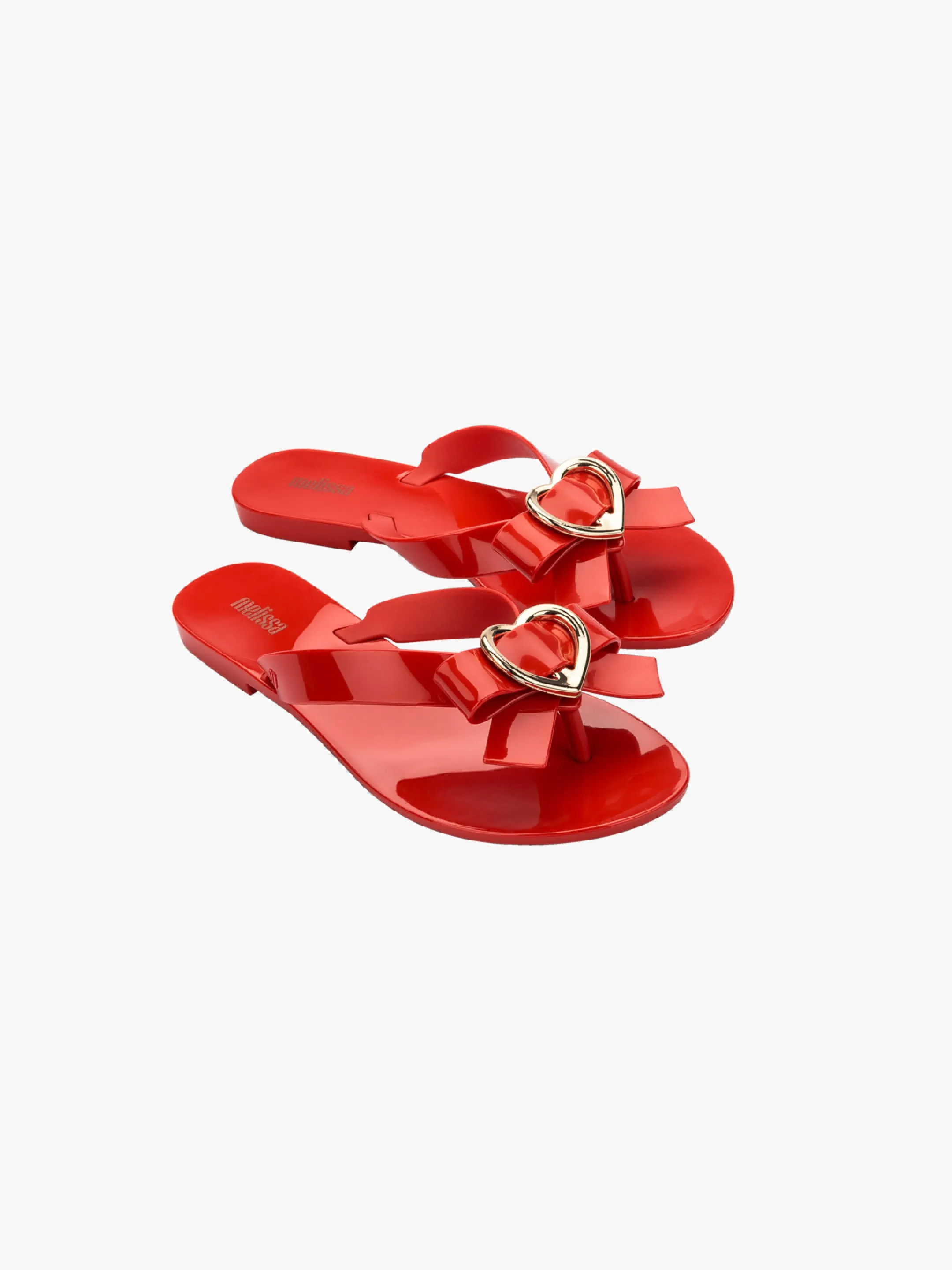 Melissa Harmonic Heart Sandal - Red