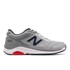 Mens New Balance 847v4 Silver Mink With Gunmetal