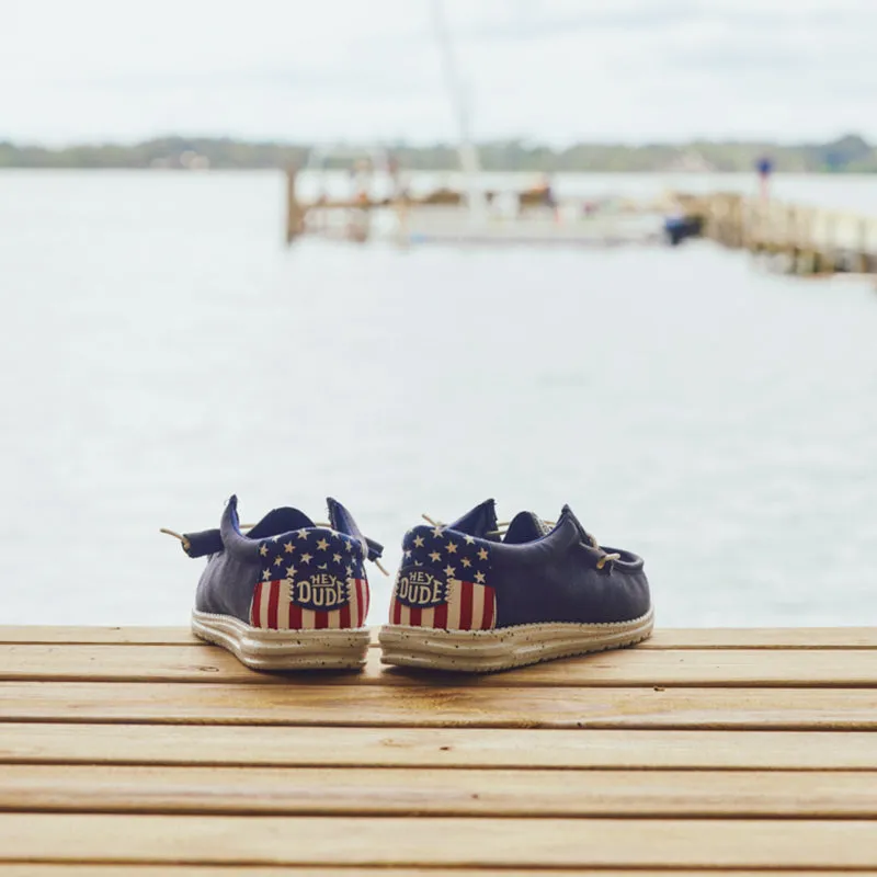 Men's Wally Americana Navy/White