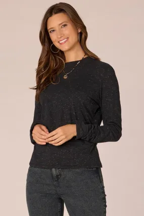 Metallic Thread Knit Top