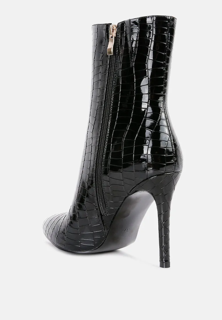 Momoa High Heel Ankle Boots