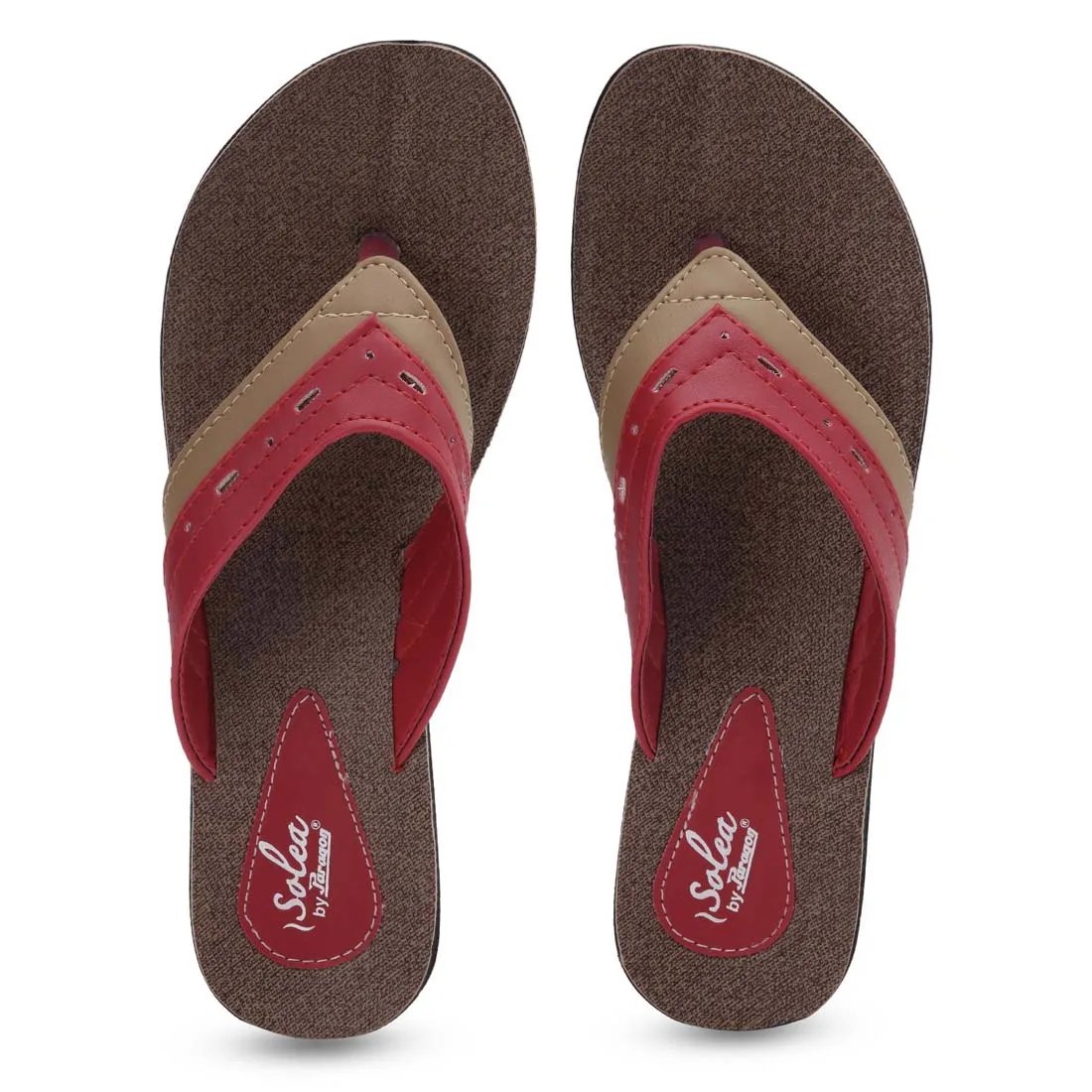 Paragon PU7991L Women Stylish Lightweight Flipflops | Comfortable with Anti skid soles | Casual & Trendy Slippers | Indoor & Outdoor