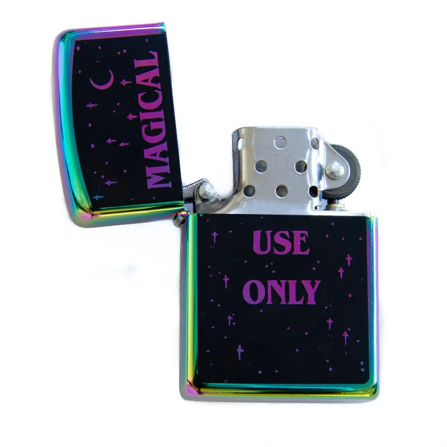 "Magical Use Only" Flip Top Lighter