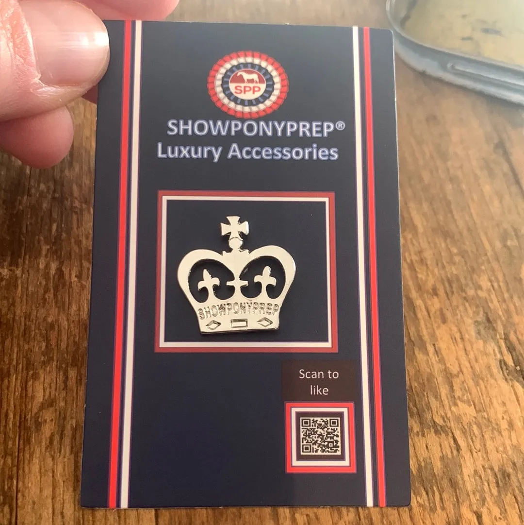 Regal Crown Lapel Pin