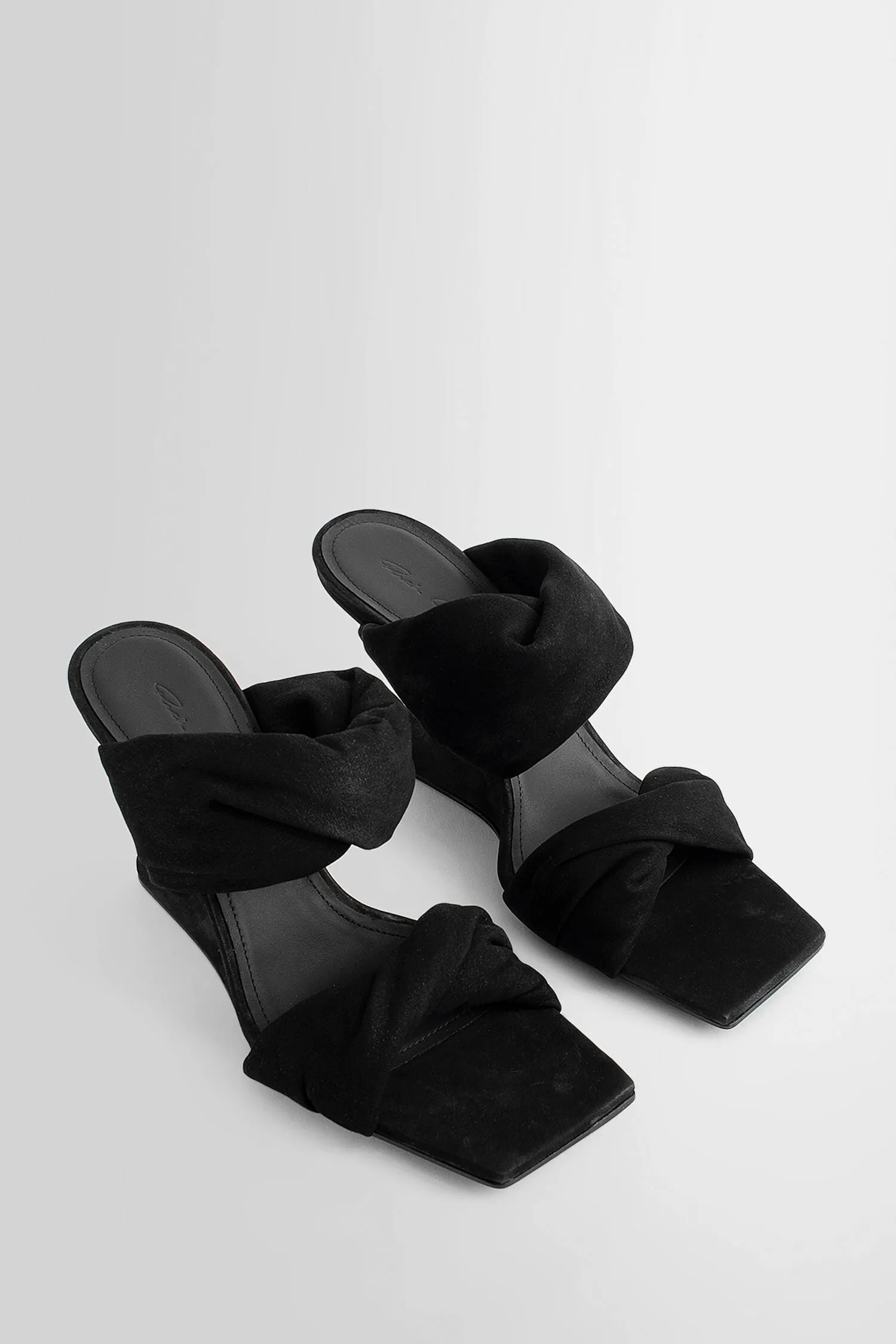 RICK OWENS WOMAN BLACK MULES