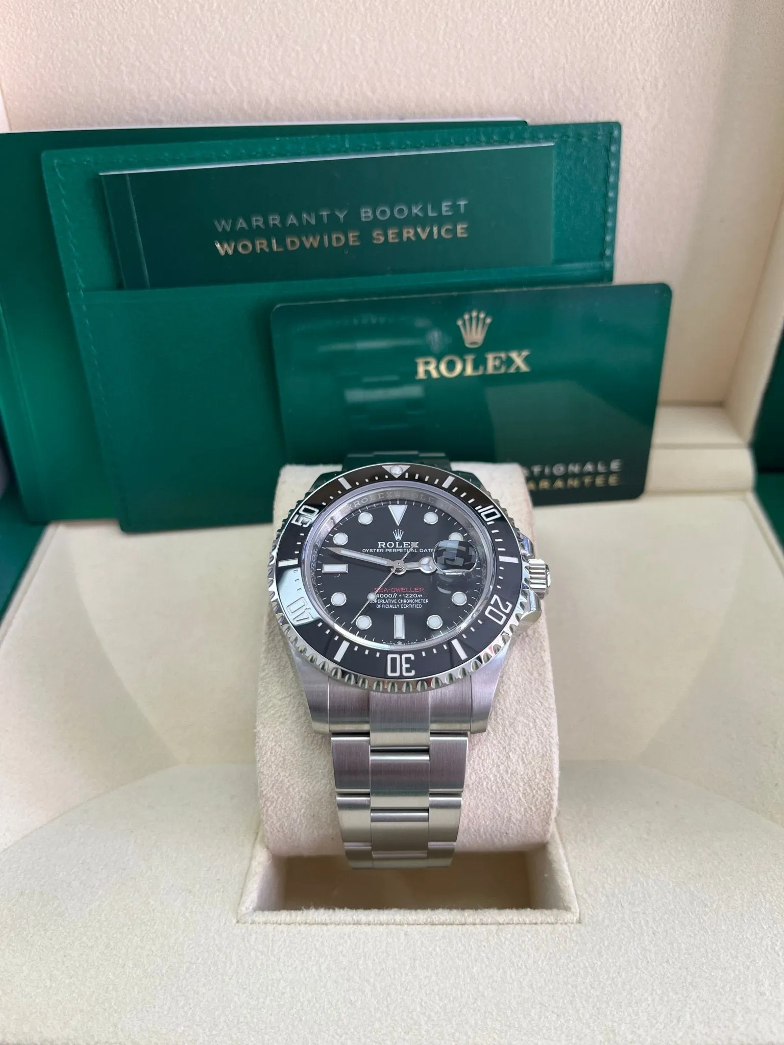 Rolex Sea-Dweller 43 Stainless Steel/ Black Dial/ Ceramic RED 50th Anniversary (Ref# 126600)