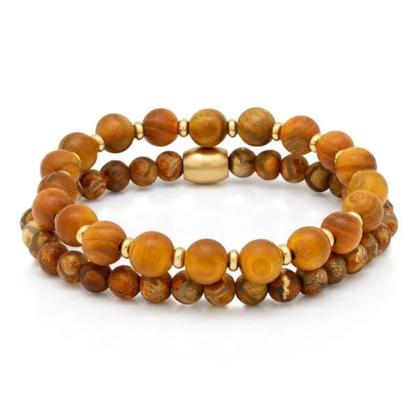 Sandalwood Set Bracelet by MARZ