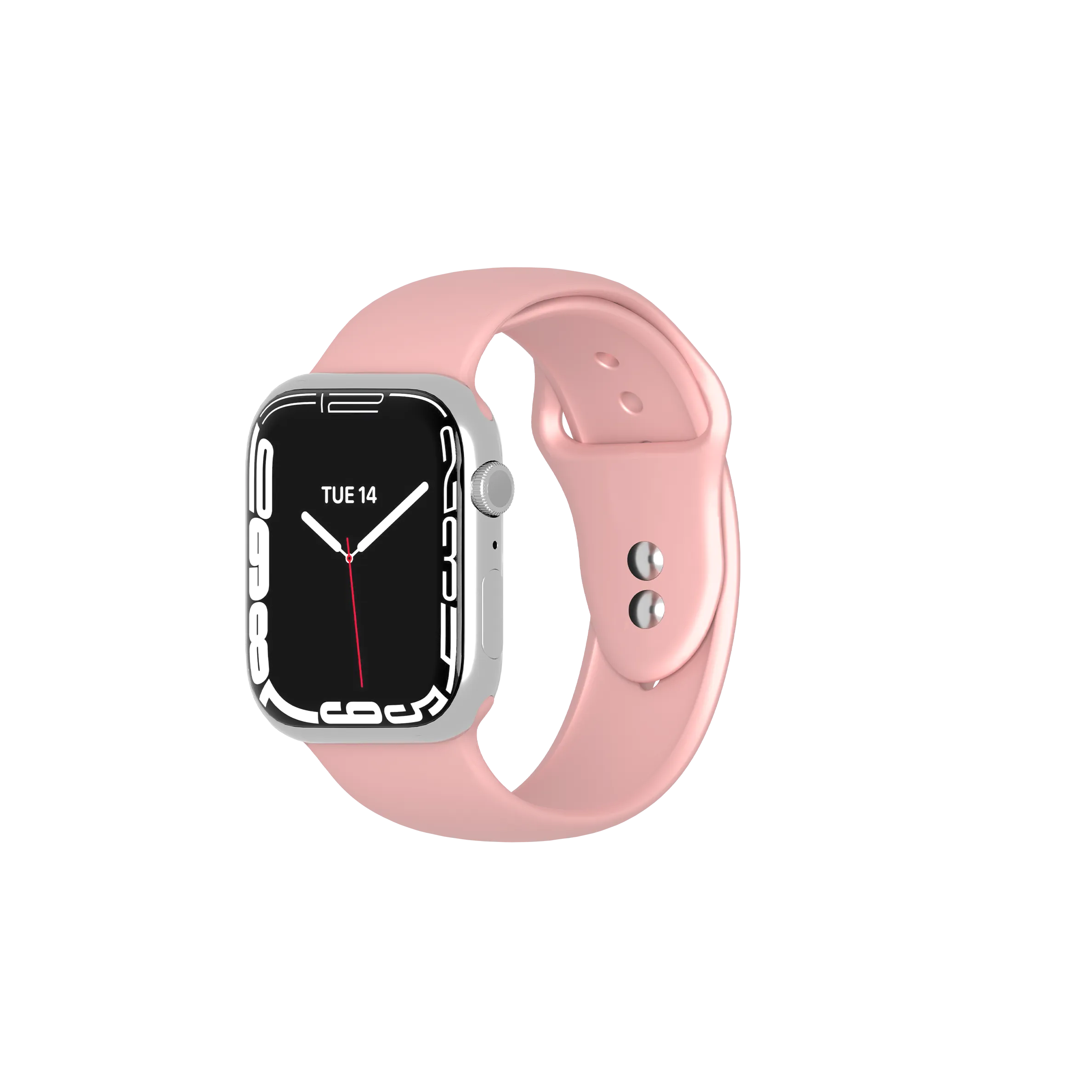 Silicone Bands for Apple Watch 3/4/5/6/7/SE 42/44/45mm - Pink