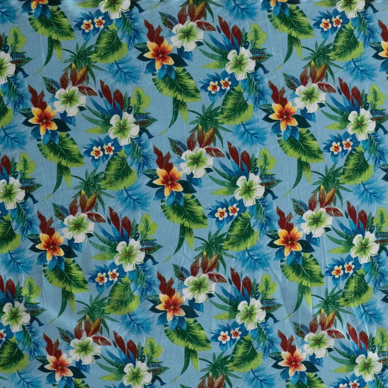 Tropical Garden Fabric | Peachskin