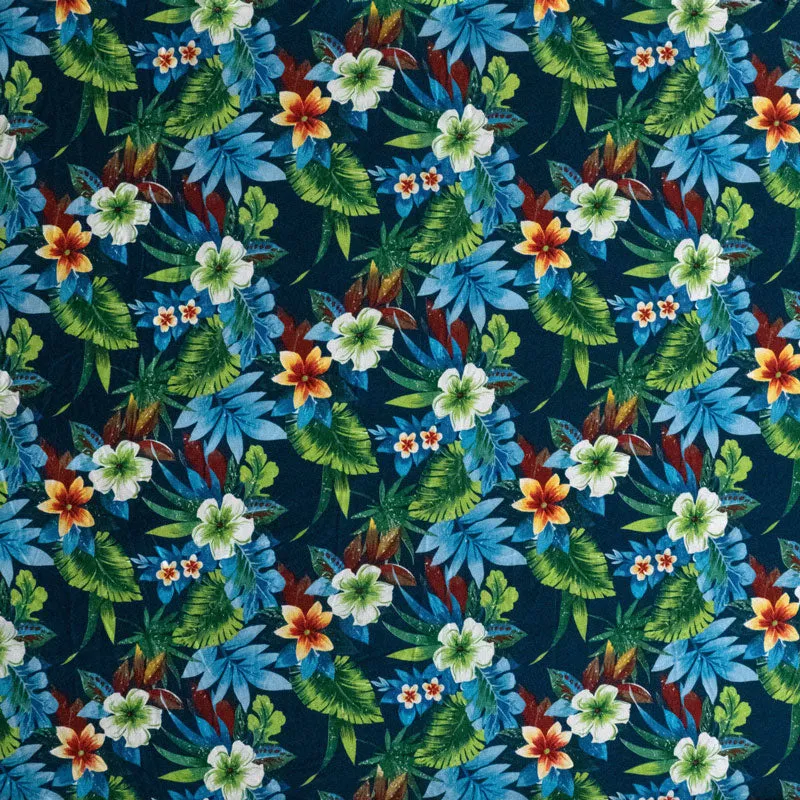 Tropical Garden Fabric | Peachskin