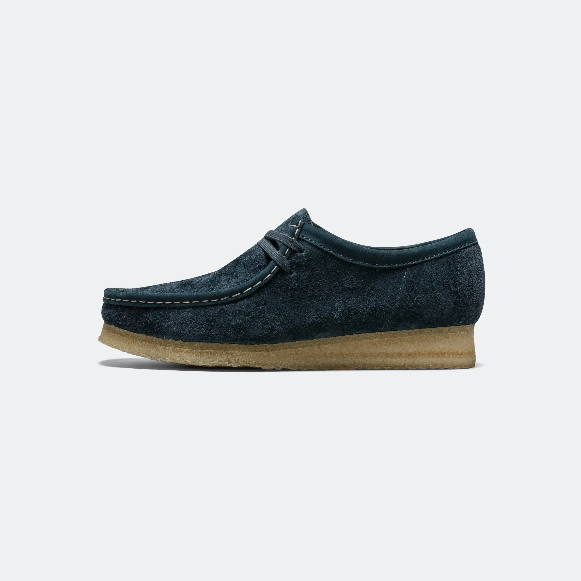 Wallabee - Navy/Teal Suede